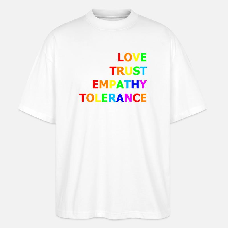 Values_1 - Stanley/Stella Oversized Unisex Bio T-Shirt Blaster 2.0 - Weiß