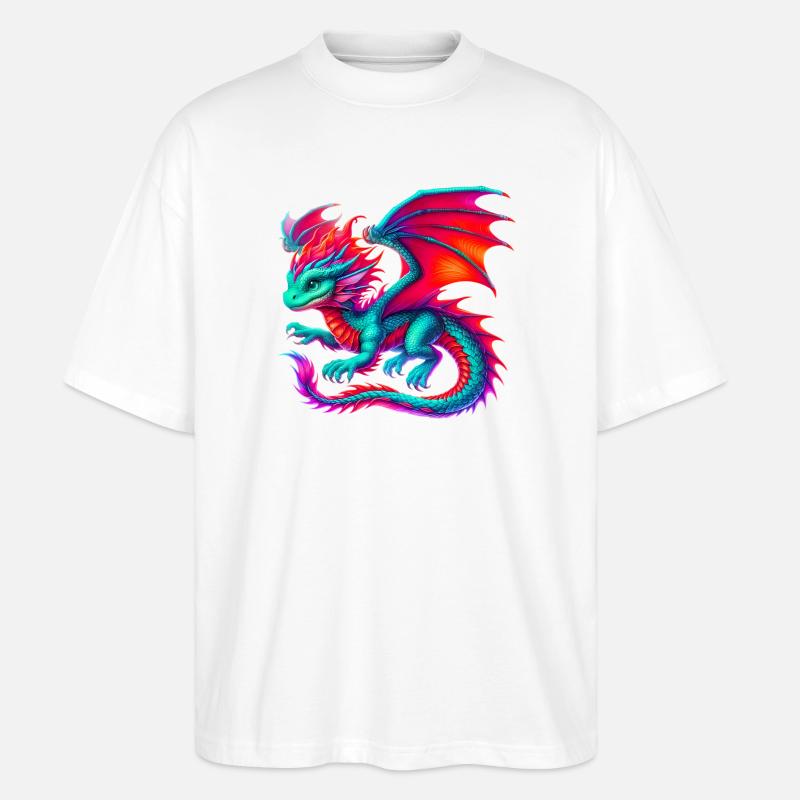 Dragon - T-shirt bio Blaster 2.0 coupe oversize Stanley/Stella Unisexe - blanc