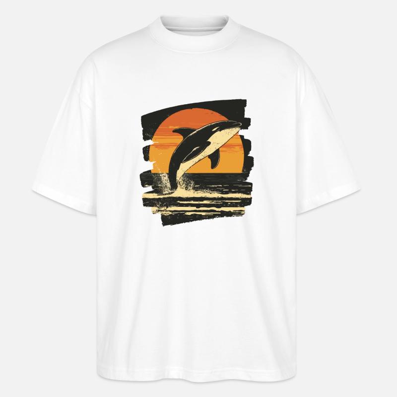 Orca - Stanley/Stella Oversized Unisex Bio T-Shirt Blaster 2.0 - Weiß