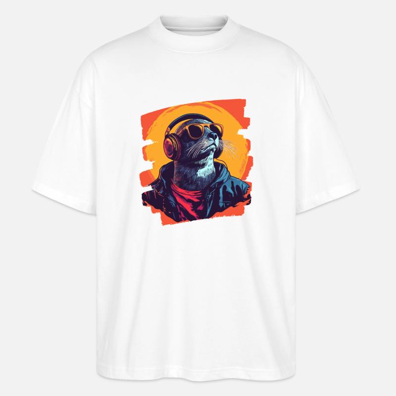 Robbe - Stanley/Stella Oversized Unisex Bio T-Shirt Blaster 2.0 - Weiß