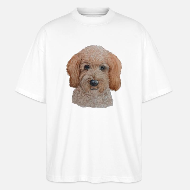 Labradoodle - Stanley/Stella Oversized Unisex Bio T-Shirt Blaster 2.0 - Weiß