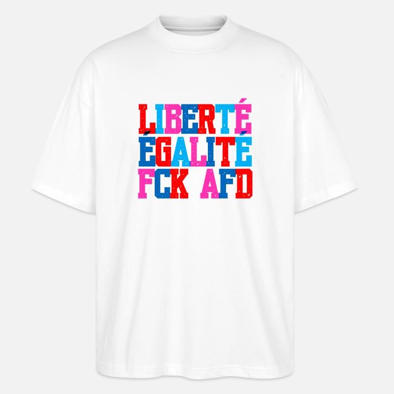 Ich bin so frei - Stanley/Stella Oversized Unisex Bio T-Shirt Blaster 2.0 - Weiß