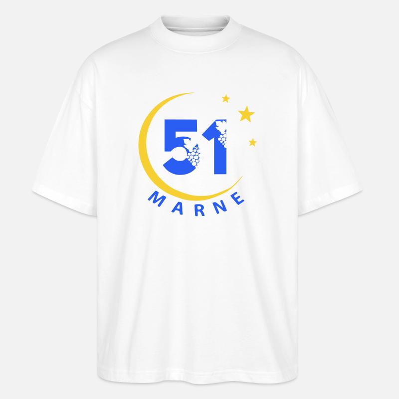51 - Stanley/Stella Oversized Unisex Bio T-Shirt Blaster 2.0 - Weiß