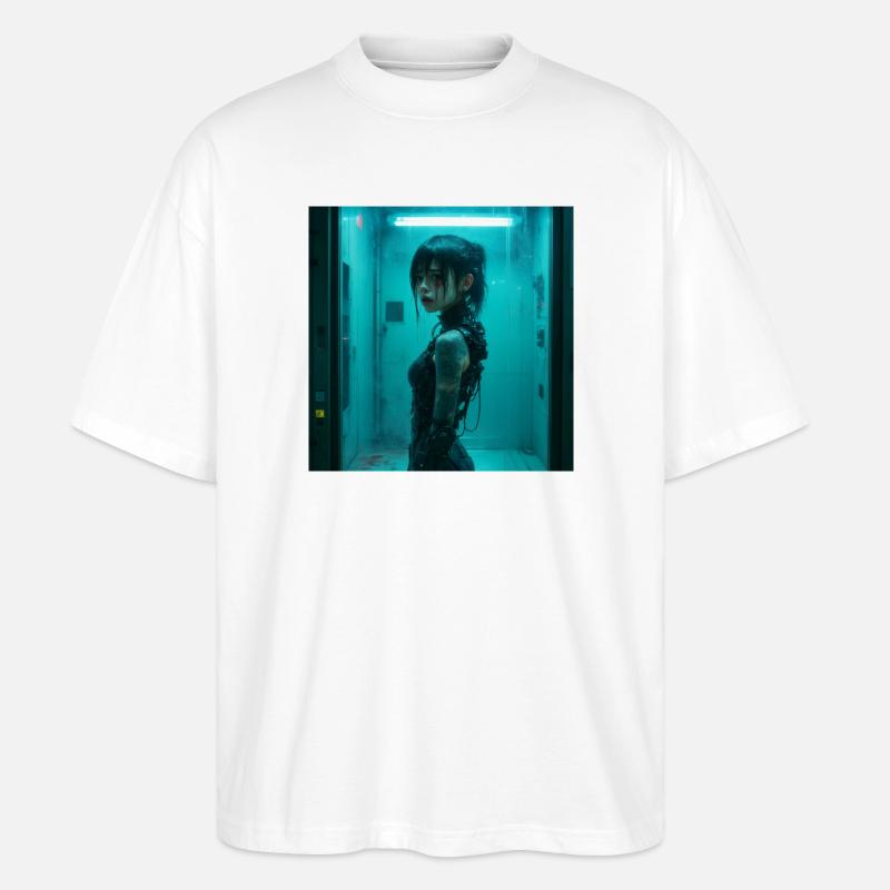 N-dless Nights : Isolation - T-shirt bio Blaster 2.0 coupe oversize Stanley/Stella Unisexe - blanc