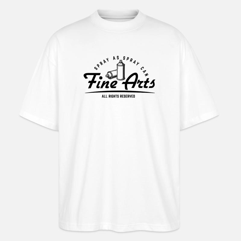 Spray as spray can - Fine Arts - Stanley/Stella Oversized Unisex Bio T-Shirt Blaster 2.0 - Weiß