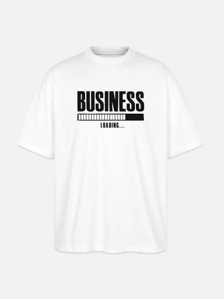 Business Loading Online Business Affiliate - Stanley/Stella Oversized Unisex Organic T-shirt Blaster 2.0 - white