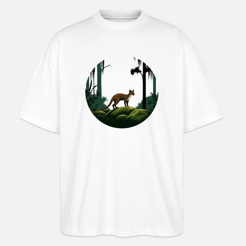 Fossa - Stanley/Stella Oversized Unisex Bio T-Shirt Blaster 2.0 - Weiß