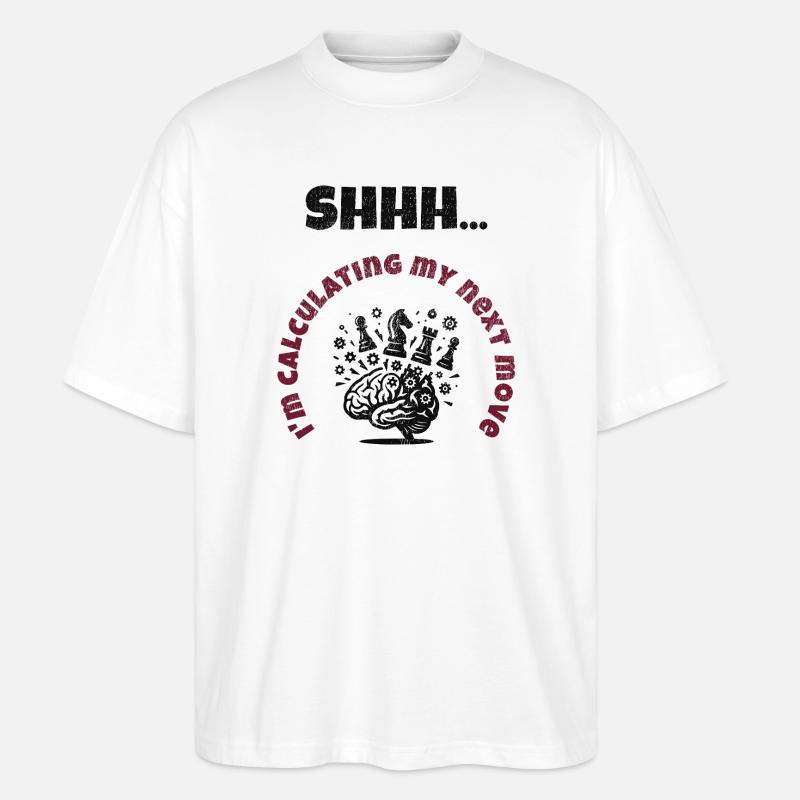 Mode de calcul activé - T-shirt bio Blaster 2.0 coupe oversize Stanley/Stella Unisexe - blanc