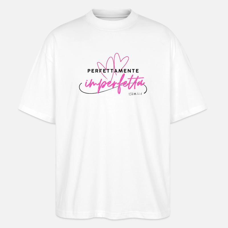 Perfettamente_Imperfetta - Stanley/Stella Oversized Unisex Organic T-shirt Blaster 2.0 - white