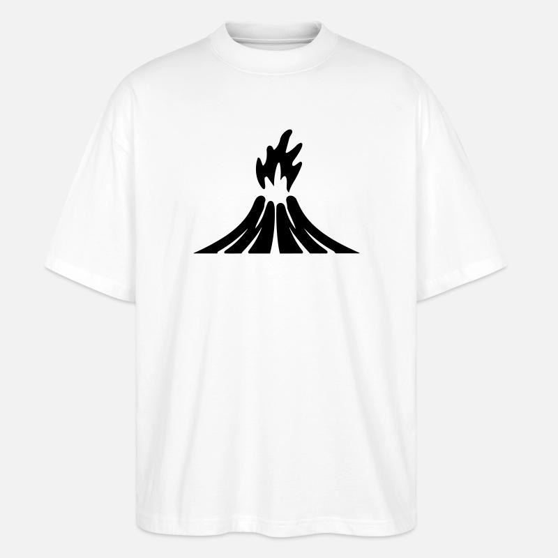 Vulkan - Stanley/Stella Oversized Unisex Bio T-Shirt Blaster 2.0 - Weiß