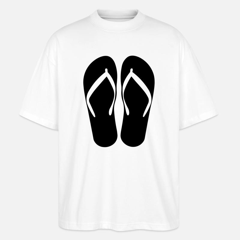 plage - T-shirt bio Blaster 2.0 coupe oversize Stanley/Stella Unisexe - blanc