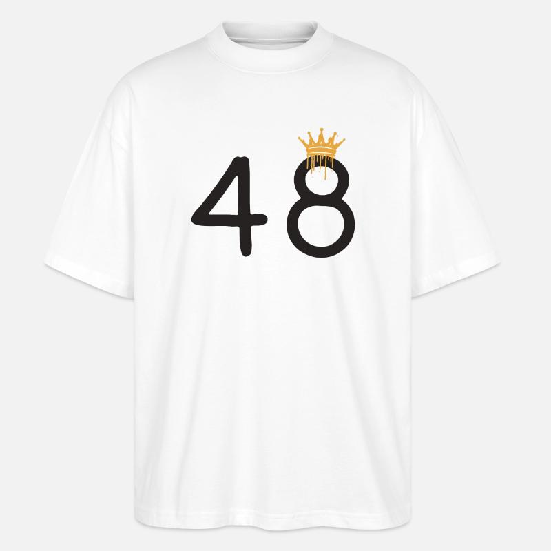 48 - Stanley/Stella Oversized Unisex Bio T-Shirt Blaster 2.0 - Weiß