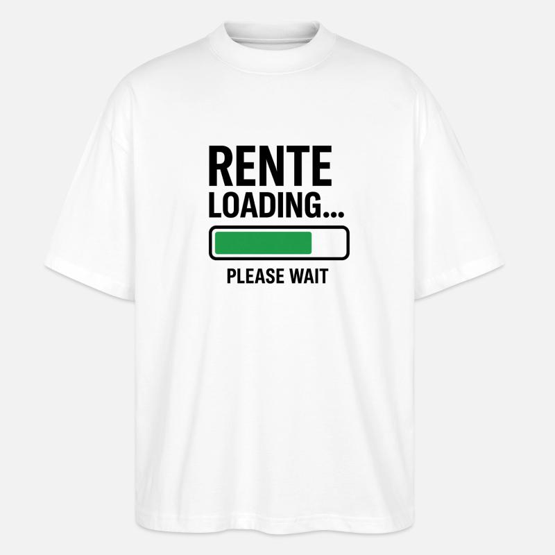 Rente Loading please wait - Stanley/Stella Oversized Unisex Organic T-shirt Blaster 2.0 - white