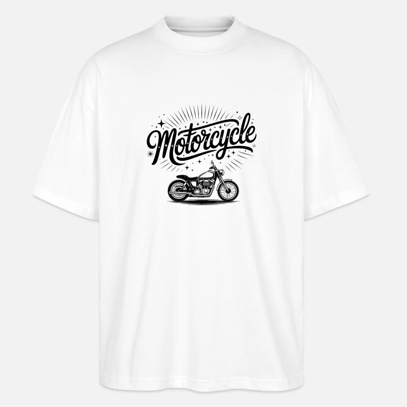 Pop - Coole Musik Logo - Stanley/Stella Oversized Unisex Bio T-Shirt Blaster 2.0 - Weiß