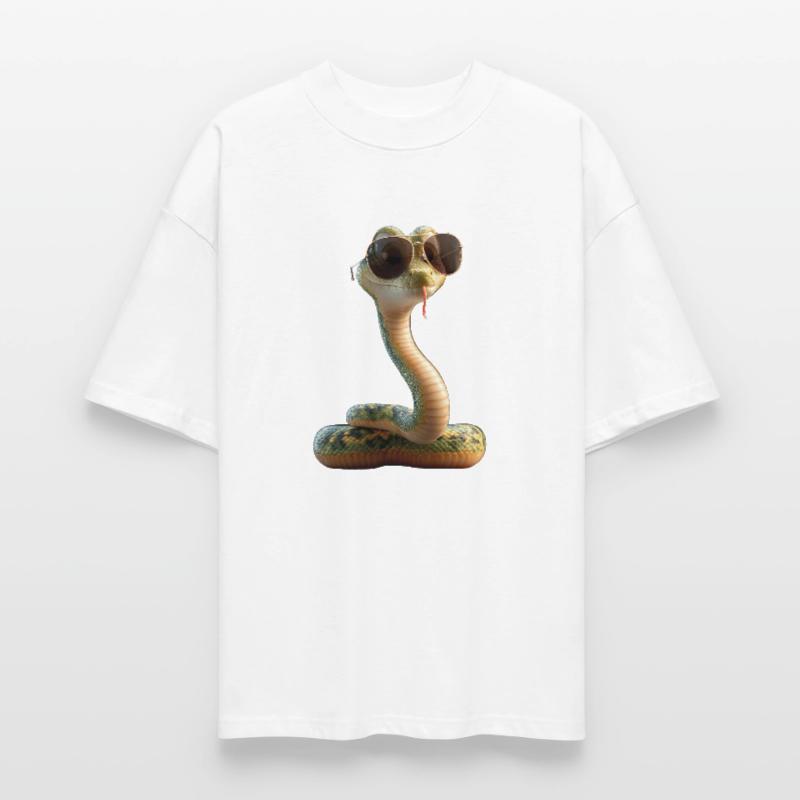 snake, python, cobra, rattlesnake, snakes Stanley/Stella Oversized Unisex Organic T-shirt Blaster 2.0