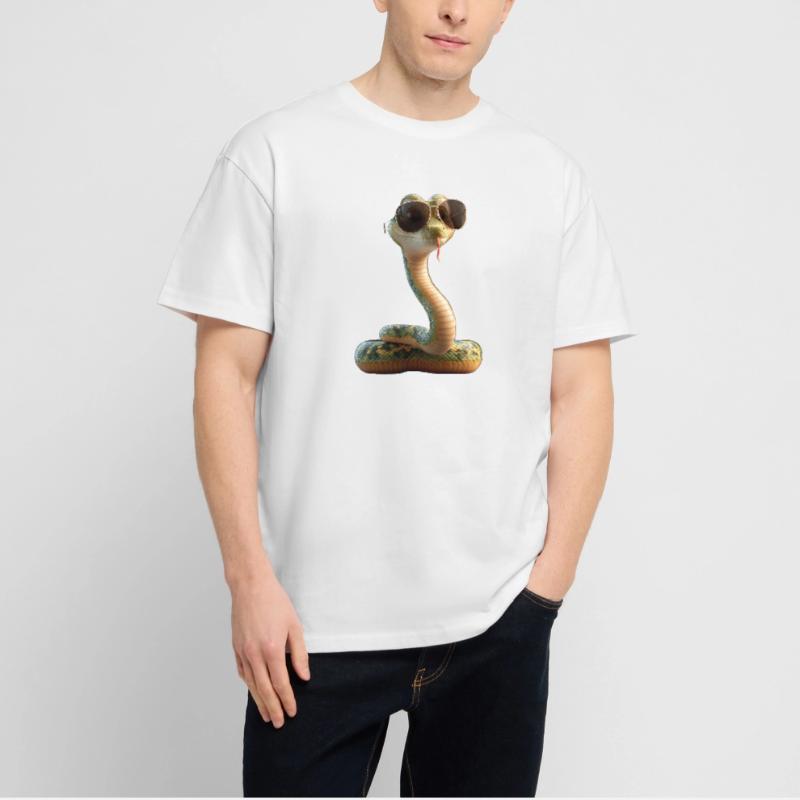 snake, python, cobra, rattlesnake, snakes Stanley/Stella Oversized Unisex Organic T-shirt Blaster 2.0