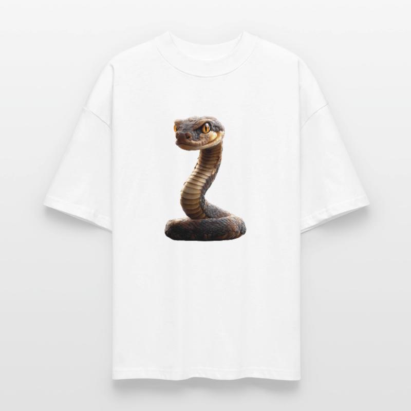 serpent, python, cobra, serpent à sonnettes, serpents T-shirt bio Blaster 2.0 coupe oversize Stanley/Stella Unisexe