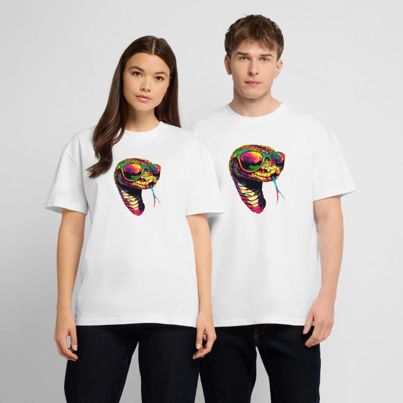 snake, python, cobra, rattlesnake, snakes Stanley/Stella Oversized Unisex Organic T-shirt Blaster 2.0