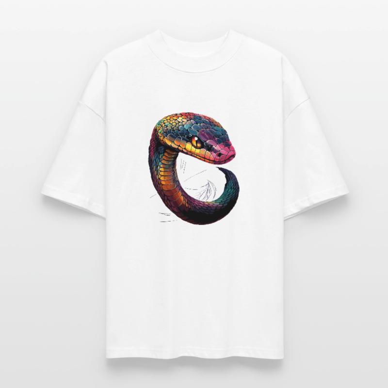 snake, python, cobra, rattlesnake, snakes Stanley/Stella Oversized Unisex Organic T-shirt Blaster 2.0