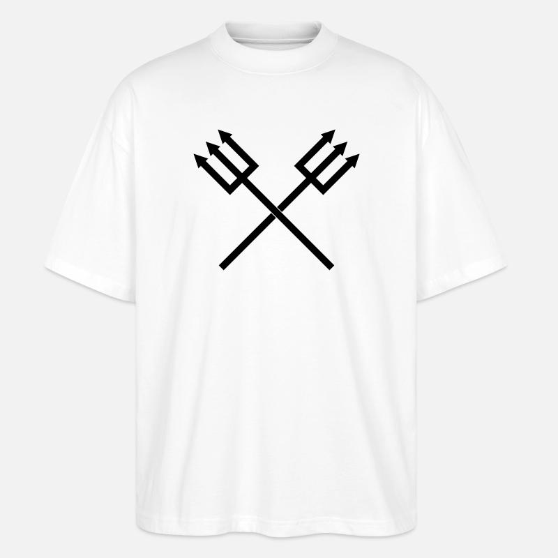 Trident - T-shirt bio Blaster 2.0 coupe oversize Stanley/Stella Unisexe - blanc