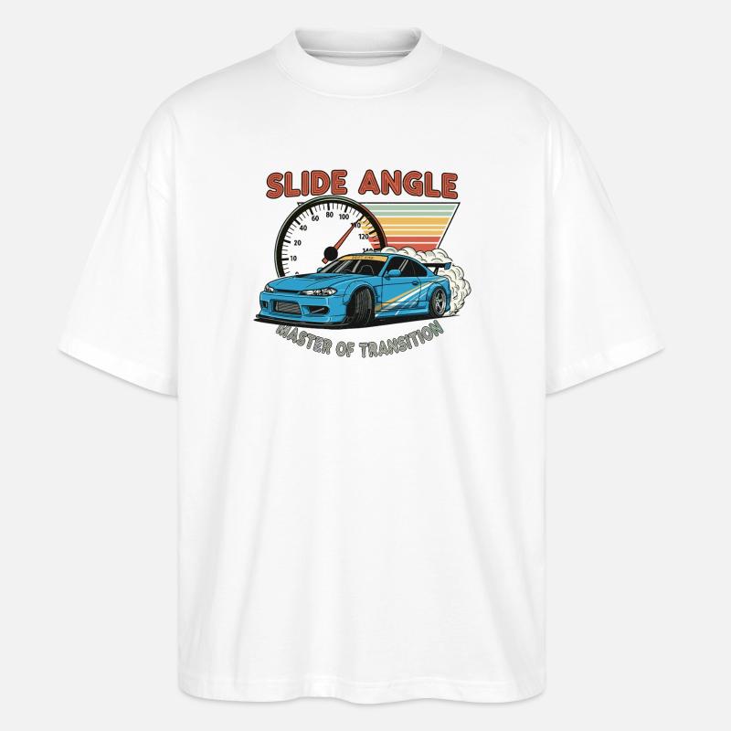 Slide Angle: Master of Transition - Stanley/Stella Oversized Unisex Bio T-Shirt Blaster 2.0 - Weiß