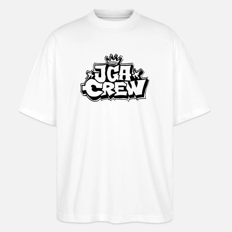 Junggesellenabschied Jga Crew - Stanley/Stella Oversized Unisex Bio T-Shirt Blaster 2.0 - Weiß