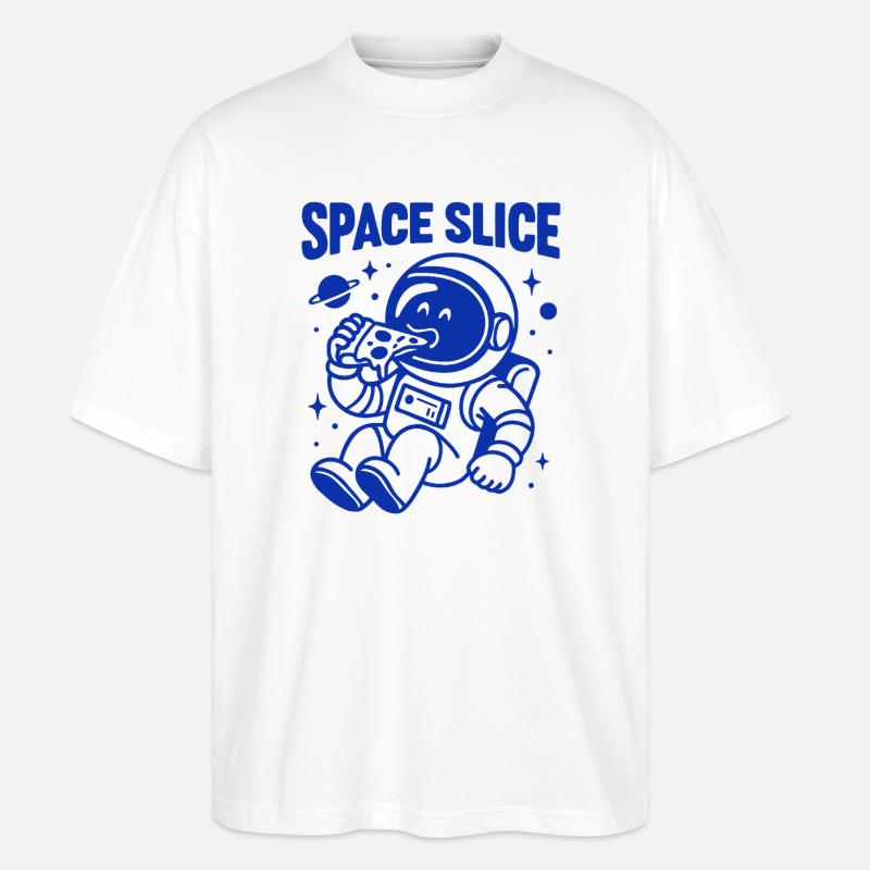 Conception de bébé astronaute de l’espace - T-shirt bio Blaster 2.0 coupe oversize Stanley/Stella Unisexe - blanc