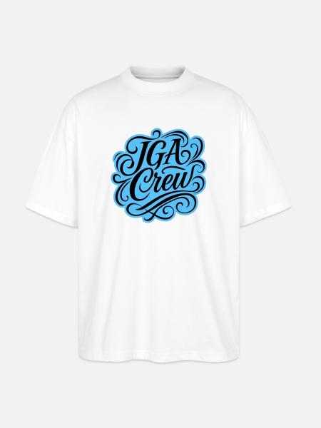 Jga Crew Junggesellenabschied - Stanley/Stella Oversized Unisex Bio T-Shirt Blaster 2.0 - Weiß