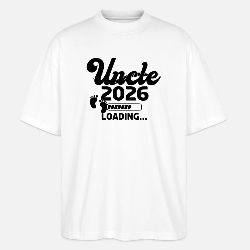 Uncle 2026 Loading - Stanley/Stella Oversized Unisex Bio T-Shirt Blaster 2.0 - Weiß