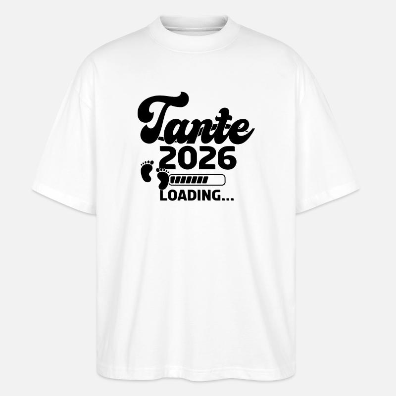 Tante 2026 Loading - Stanley/Stella Oversized Unisex Bio T-Shirt Blaster 2.0 - Weiß