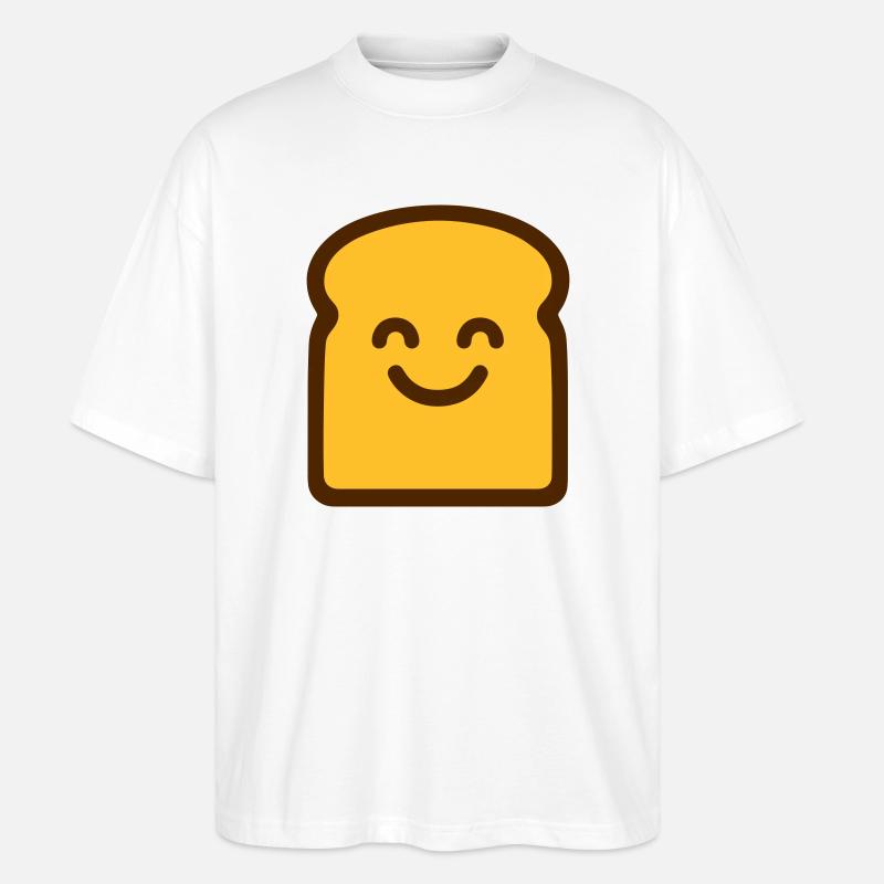 Toast mignon - T-shirt bio Blaster 2.0 coupe oversize Stanley/Stella Unisexe - blanc