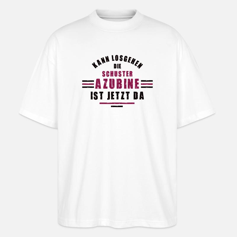 Trainee Shoemaker Apprenticeship Training Shoemaker - Stanley/Stella Oversized Unisex Organic T-shirt Blaster 2.0 - white