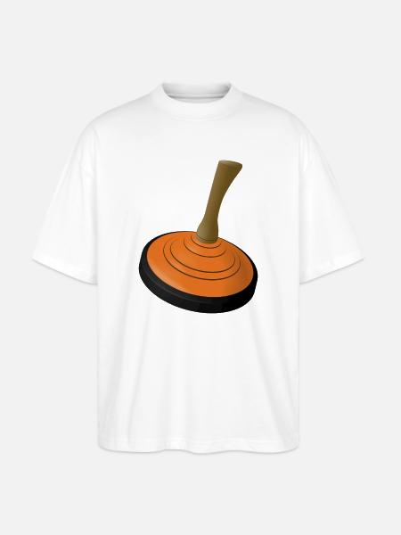 EISSTOCK-ORANGE_FUR_WUNSCHNAME - Stanley/Stella Oversized Unisex Bio T-Shirt Blaster 2.0 - Weiß