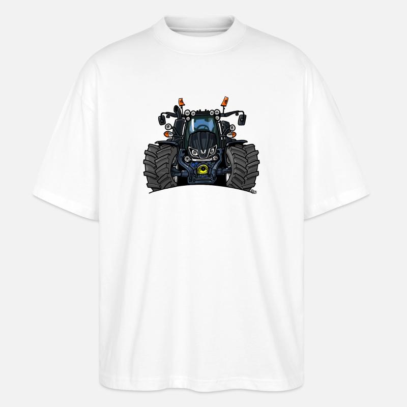 1396-SCHWARZ-V-TRAKTOR - Stanley/Stella Oversized Unisex Bio T-Shirt Blaster 2.0 - Weiß