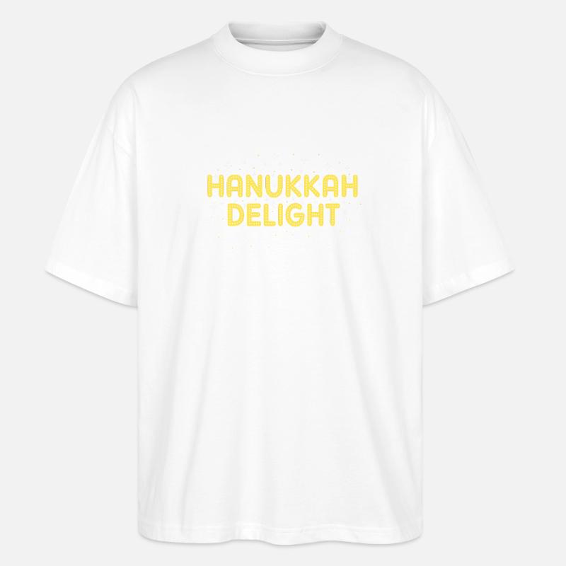 Hanoukka Hanoukka Hanoucca - T-shirt bio Blaster 2.0 coupe oversize Stanley/Stella Unisexe - blanc