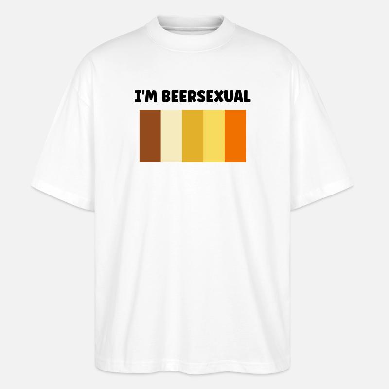 Bearsexual Solar Earth Palette - Stanley/Stella Oversized Unisex Bio T-Shirt Blaster 2.0 - Weiß