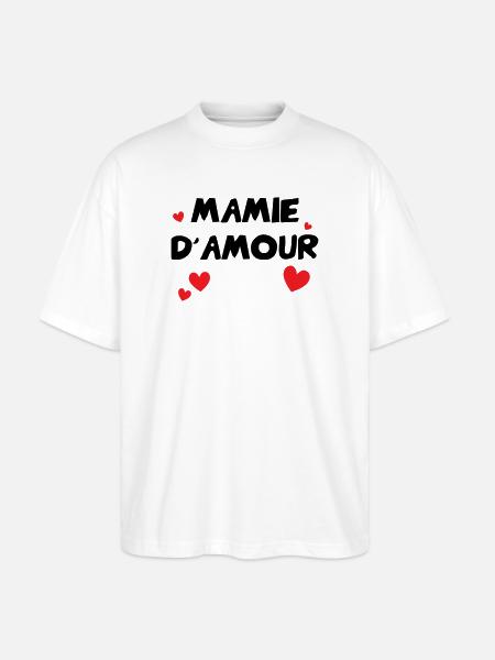 Oma der Liebe - Stanley/Stella Oversized Unisex Bio T-Shirt Blaster 2.0 - Weiß