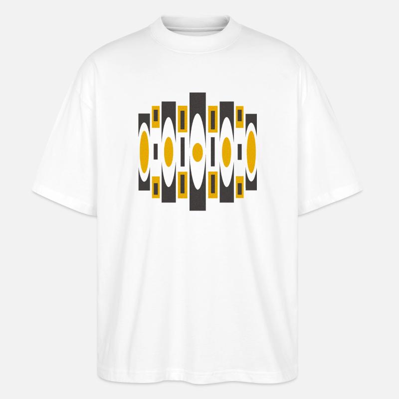 Psychedelisches Muster von Cean - Stanley/Stella Oversized Unisex Bio T-Shirt Blaster 2.0 - Weiß