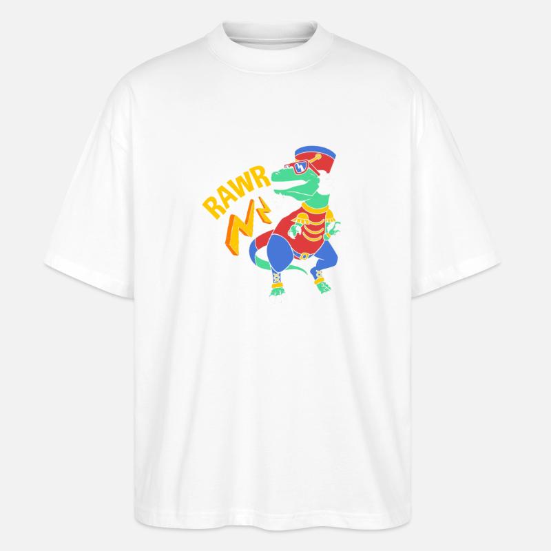 Nutcracker Christmas - Stanley/Stella Oversized Unisex Organic T-shirt Blaster 2.0 - white