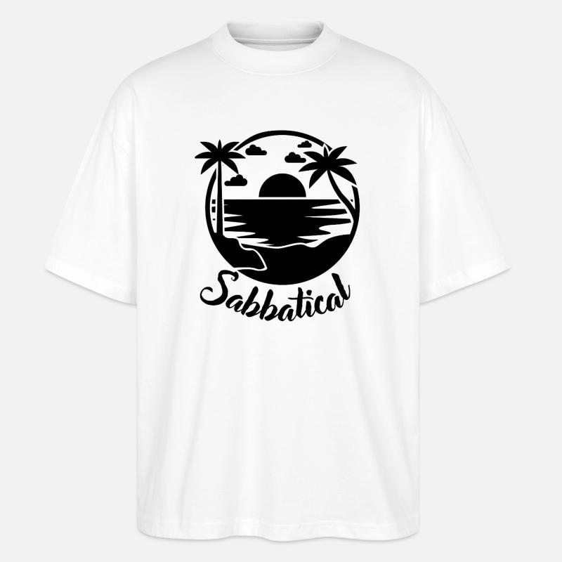 Sabbatical - Stanley/Stella Oversized Unisex Bio T-Shirt Blaster 2.0 - Weiß