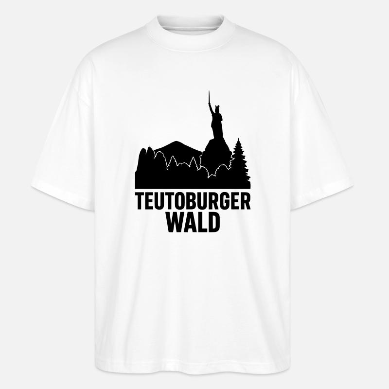 Teutoburger Wald - Stanley/Stella Oversized Unisex Bio T-Shirt Blaster 2.0 - Weiß