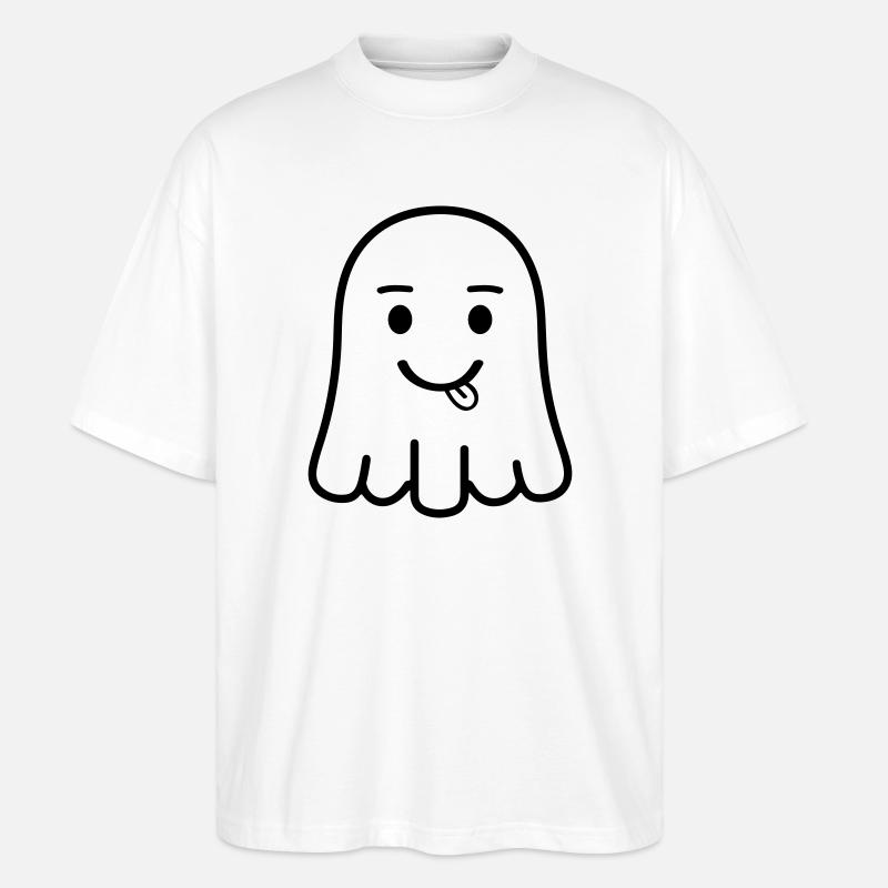 Ghost Comic - Stanley/Stella Oversized Unisex Organic T-shirt Blaster 2.0 - white