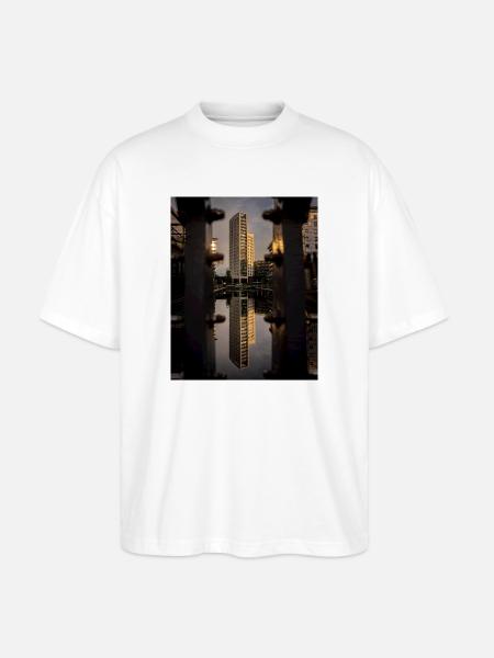 Caught Between the Bolts - Stanley/Stella Oversized Unisex Organic T-shirt Blaster 2.0 - white