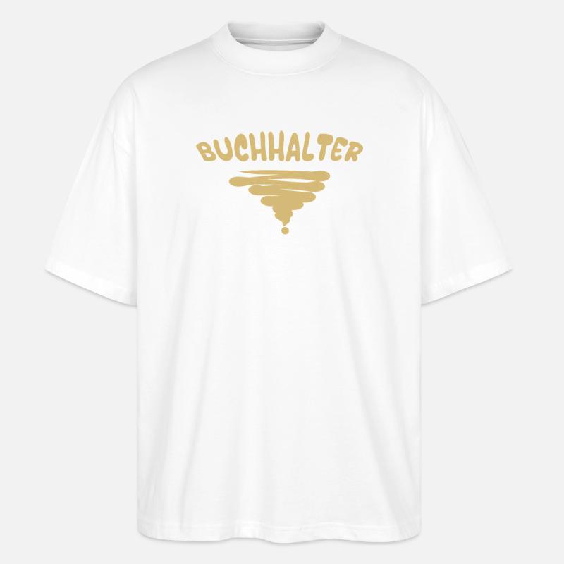 Don pour comptable - T-shirt bio Blaster 2.0 coupe oversize Stanley/Stella Unisexe - blanc