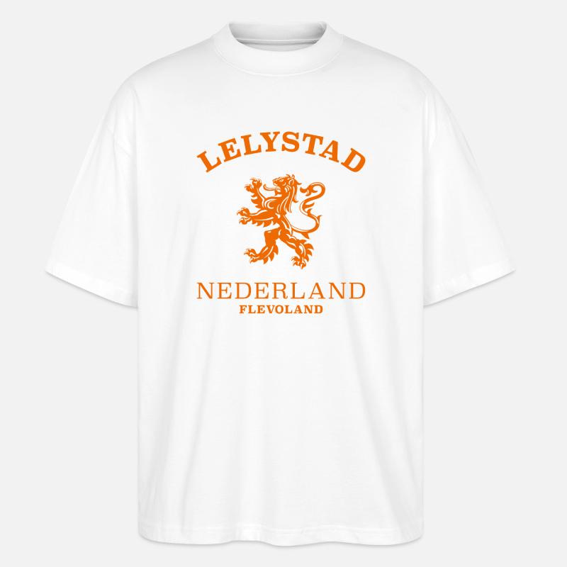 Lelystad, Norway, Norway - Stanley/Stella Oversized Unisex Organic T-shirt Blaster 2.0 - white