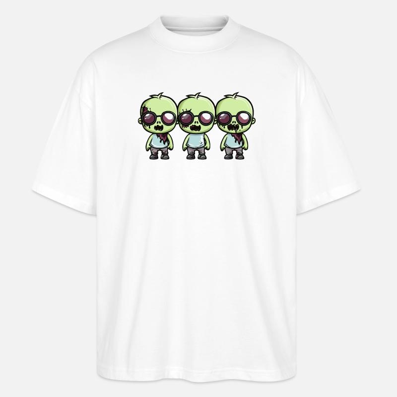 Zombies Halloween - Stanley/Stella Oversized Unisex Bio T-Shirt Blaster 2.0 - Weiß