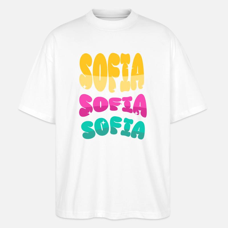 Sofia - T-shirt bio Blaster 2.0 coupe oversize Stanley/Stella Unisexe - blanc