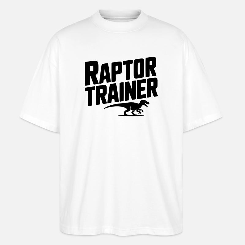 Raptor Trainer - Stanley/Stella Oversized Unisex Bio T-Shirt Blaster 2.0 - Weiß