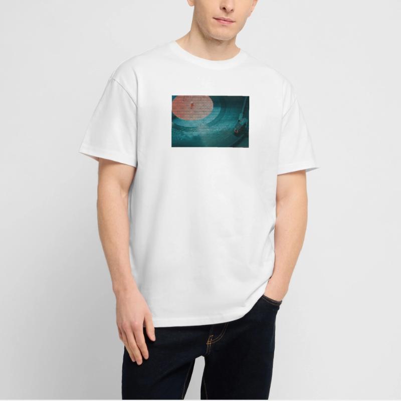 Turntable in a triangle pattern Stanley/Stella Oversized Unisex Organic T-shirt Blaster 2.0