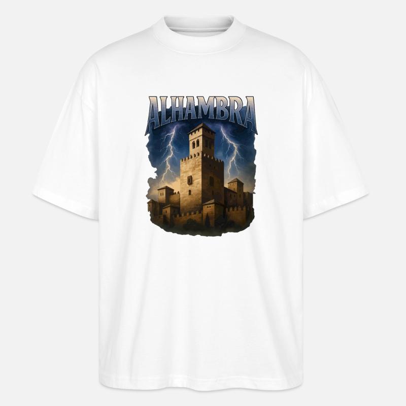 Alhambra - Stanley/Stella Oversized Unisex Bio T-Shirt Blaster 2.0 - Weiß